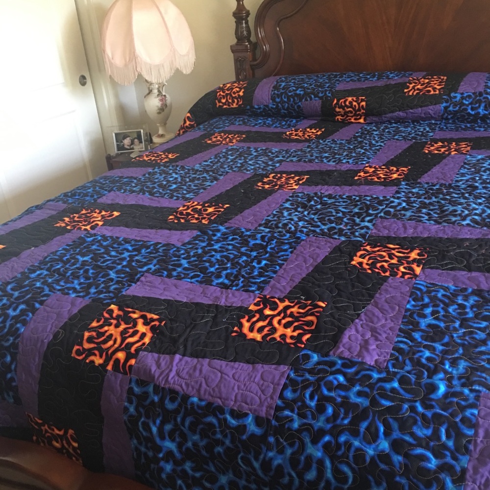 Hand crafted Queen size quilt
